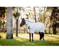 Horseware Amigo Summer Sheet Plus Fly Turnout Rug - Navy Check/Titanium/Silver