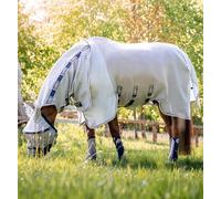 Horseware Rambo Protector Fly Rug Silver/Navy/White/Beige