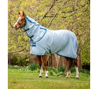 Horseware Ireland Amigo Bug Rug Fly Sheet 6'0" Azure Blue/Navy & Electric Blue