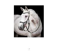 Horseware Ireland Micklem® Rambo Competition Bridle with Rubber Reins - Ergonomic Horse Riding Bridle | Premium Leather Equestrian Bridle Clearance