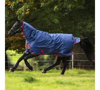 Horseware Mio All-in-one 350g Self Bound Heavy Turnout Rug Dark Blue/Dark Blu...