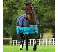 Horseware Mio Lite 0g Turnout Rug Black/Turquoise