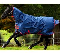Horseware Mio All in One 350g Turnout Rug 5ft9 Dark Blue/Red