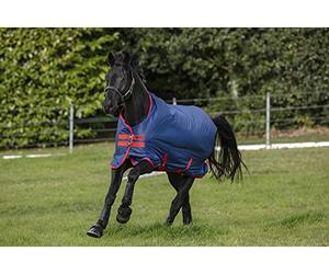 Horseware Mio Turnout Lite Blanket 0g - Dark Blue-Red - 7'0/213