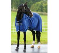Horseware Rambo Cosy Fleece Cooler Warm Wicking Rug Navy/Burgundy 5'6"-7'3"