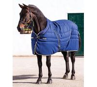 Horseware Rambo Cosy Stable Rug Fleece Collar Heavy 400g Navy/Black 3'9''-7'3''