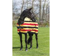 Horseware Rambo Deluxe Fleece Cooler Newmarket Stripe Wick Witney Rug Gold/Navy