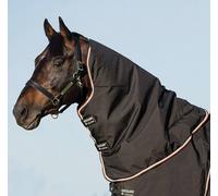 Horseware Rambo Optimo Turnout Hood Neck Cover Lightweight 0g Black/Navy S-XL