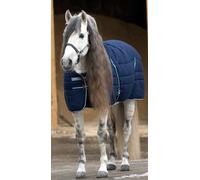 Horseware Rambo Stable Rug Microfibre Lined Heavyweight Navy/Black 400g 5'0-7'3"