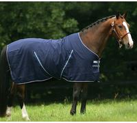 Horseware Rambo Stable Sheet Embossed Lining Travel Summer Cooler Navy 5'0-7'3"