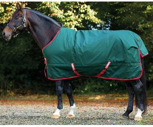 Horseware Rambo The Original Turnout Rug Lightweight Lite 0g Green/Red 5'6"-7'3"