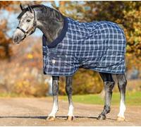 Horseware Rhino Original Stable Rug 250g Vari-Layer Navy Check/Indigo 6ft, Blue