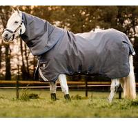 Horseware Rhino Plus Hexstop Turnout Rug & Hood Lightweight Lite 100g 5'6"-7'3"