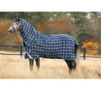 Horseware Rhino Plus Turnout Medium 250 g, Size: 140 cm / 6'3, Colour: Navy Check