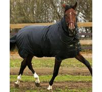 Horseware Trot Plus Turnout Rug Heavy 350g Detachable Neck Black 6'0"-6'9"