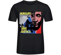 Horslips The Man Who Built America Mens T-Shirt Casual Unisex Black Tee 3XL