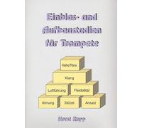 Horst Rapp 990050803328 Blow and Building Studies for Trumpet - A Daily Practice Program with Colourful Heart-Shaped Music Clip