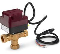 Horstmann Secure Z322 ZonePlus 22mm 3-Port Mid-Position Motorised Valve, Brass Diverter Valve with Auxiliary Switch 230V, Replacement for H322 / F322 Genuine Part - Hanicks