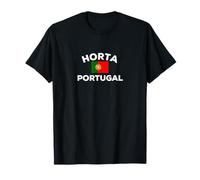 Horta Portugal Portuguese Flag City T-Shirt