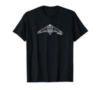 Horten Ho 229 Aircraft Pilot Apparel Value Graphic T-Shirt, Men, Black, L