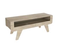 AVF Horton 120cm Whitewashed Oak Tapered Leg TV Stand