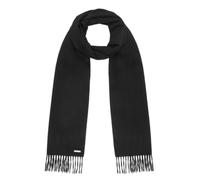 Hortons England -Lindo Lambswool Scarf - Black