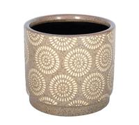 Hortus Hamilton Linea Pot 20 X 18.5Cm - Brown