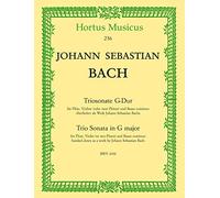 Hortus Musicus BACH J.S - TRIO SONATA G MAJOR BWV 1038 - FLUTE, VIOLIN, BASSO CONTINUO Classical sheets Chamber music