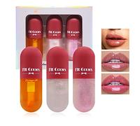 Horuili® Lip Plumper Set, Lip Plumper, Lip Gloss, Natural Lip Filler, A Pearlescent Lip Plumper with a Fine Shine, Moisturizes & Reduces Lip Lines