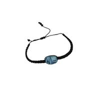 Horus Artesanía de Egipto Egyptian Thread Adjustable Beetle Stone Amulet Bracelet