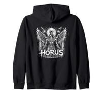 Horus Eye Above The Kingdom Egyptian Mythology Zip Hoodie