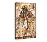 Horus The Falcon God Poster Canvas Poster Bedroom Decor Landscape Office Room Decor Gift 20x30inch(50x75cm)