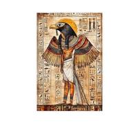 Horus The Falcon God Poster Canvas Poster Wall Art Decor Print Picture Paintings for Living Room Bedroom Decoration 08x12inch(20x30cm)