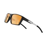 Horus X - Gaming Glasses | Blue Light Blocking Computer Screen Glasses | Anti Fatigue & Eyestrain for Men and Women | Revolution Black