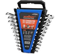 HORUSDY 12-Piece SAE Wrench Set | Combination Wrench Set with Organizer | 12 Point | 1/4" - 3/4" | Chrome Vanadium Steel