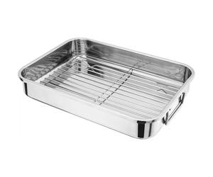 Horwood H041 36cm Stainless Steel Roasting Pan with Rack
