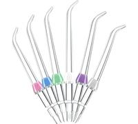 Horyue 6-Pack Standard Jet Tips for Waterpik Replacement Heads | Classic Oral Irrigator Nozzles and Water Flosser Parts for Daily Teeth Cleaning