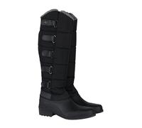 Horze Utah Women's Thermal Riding Boots, Winter Riding Boots, Lined Thermal Riding Shoes, black, 5 UK