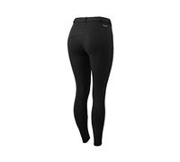 Horze Women's Active Silicone Grip Full Seat Riding Breeches with Zipper Pockets and Elastic Leg Bottom Black 14 UK
