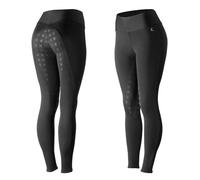Horze Women's Juliet HyPer Flex Full Seat Tights - Black (36028)