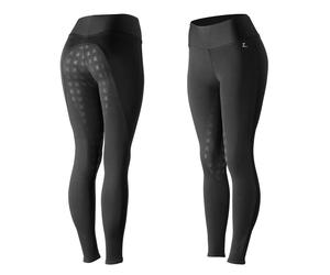Horze Women's Juliet HyPer Flex Full Seat Tights - Black (36028)