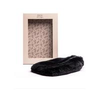 HOS Sheepskin IRIS 100% Real Sheepskin Cover With Hot Water Bottle and Gift Box Included Black