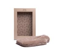 HOS Sheepskin IRIS 100% Real Sheepskin Cover With Hot Water Bottle and Gift Box Included Grey