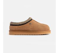 HOS Sheepskin Women's Bella Slip On Low Top Full Slippers in Brown | Size: 7 HOS Sheepskin Brown 7