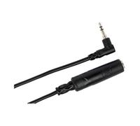 Hosa - 1/4 in TRS to Right-Angle 3.5mm TRS Headphone Adapter