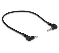 Hosa CMM-100.8RR Right Angled 3.5 mm TRS Stereo Interconnect Cable, 8 Inch