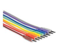 Hosa CMM-845 patch cables, 3.5 mm, 45.72 cm (set of 8)