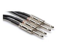 Hosa CPP405 Pro Dual Cable 6.3 mm x 1.5 m TS at Both Ends