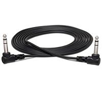 Hosa CSS-103RR Right-Angled 1/4 inch TRS Balanced Interconnect Cable, 3 feet