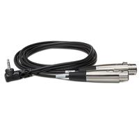 Hosa CYX401 °F Y-Cable 3.5 mm TRS-Xlr3 °F 30 cm